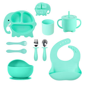 Juego de Platos de Silicona con Ventosa, Libre de BPA, con Diseño de Animales, para Bebés y Niños Pequeños, para la Alimentación y el Destete - Product Image 6