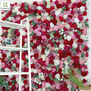 Wholesale 240cmx50cm Artificial Rose Hydrangea Gradual Color <strong>Flower</strong> <strong>Wall</strong> <strong>Panel</strong> for Wedding Party Birthday Decoration Backdrop - Product Image 5