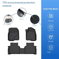 Alfombrillas de TPE de Alta Calidad para Kia Carnival de 8 Asientos, con Volante a la Derecha, para Todo Clima