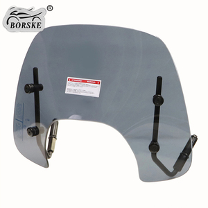 กระจกบังลมมอเตอร์ไซค์ขนาดเล็ก Borske Custom <span class=keywords><strong>150</strong></span> 4 มม. สีรมควันใส สำหรับ <span class=keywords><strong>Sprint</strong></span> Low รุ่นท็อปเกรด รับประกัน 12 เดือน - Product Image 1