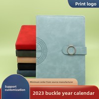 Carnet de planification en cuir rigide à boucle, directement de l'usine, pour la gestion de l'autodiscipline, journal d'affaires 365 jours, cadeau personnalisé