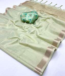 Kronis Best Collection Heavy Brocade Minakari Blusa Handloom Tejido de seda Zari Tejido para ocasiones de fiesta Precio a granel India - Product Image 3