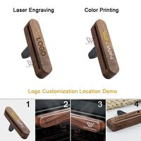 Diffuseur de voiture en bois de luxe, aromathérapie pour voiture, clip de ventilation, émail doux, mini diffuseur d'air frais pour voiture, parfum pour voiture, diffuseur d'air frais