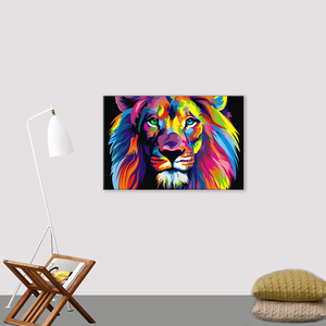Kit éducatif DIY à succès, motifs d'<span class=keywords><strong>animaux</strong></span> abstraits, peinture au diamant à l'huile de lion 30x40 - Product Image 3