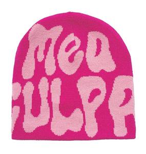 Bonnet Jacquard Premium 100% Acrylique avec Logo, Chapeau Personnalisé sans Revers à Motifs Floraux et à Carreaux pour Adultes Unisexe, Idéal pour le Cyclisme, la Plage et le Quotidien - Product Image 1