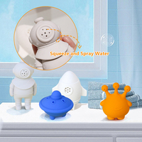 Jouets aquatiques flottants en silicone personnalisés, sans BPA, en silicone de qualité alimentaire, jouet de bain pour bébé, fabriqué en usine