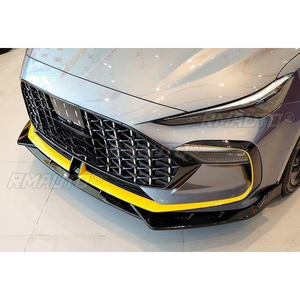 For MG 6Pro 2021 Car Front Bumper <b>Lip</b> Splitter Diffuser Body Kit 3PCS Bumper Guard Protector Cover Car Accessories - Product Image 4