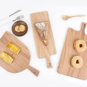 Eco tablas de madera de acacia china para picar, tabla de cortar de madera para pan de sushi