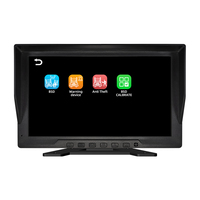 Caméra embarquée DVR pour voiture avec moniteur de recul et écran tactile quadruple 4 canaux, vision nocturne