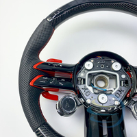 Volant en fibre de carbone LED pour Mercedes Benz AMG Classe S W221 W116 W126 W140 W220 W222 W223 Cla C117 250 200 C118