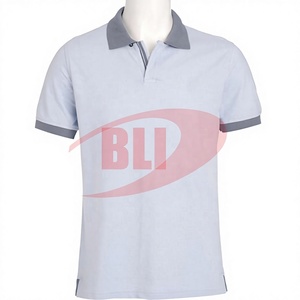 Camisetas de Golf Deportivas Casuales para Hombre, de Alta Calidad, Corte Ajustado, Manga Corta, Cuello Redondo, 100% Algodón, Transpirables, Sólidas - Product Image 4