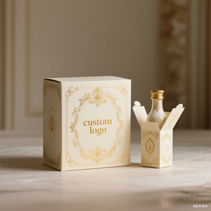 Biểu tượng tùy chỉnh Emboss <span class=keywords><strong>craftwork</strong></span> vest chamshell hộp nước hoa Arabian phong cách hộp giấy vàng lá mỹ phẩm chăm sóc da bao bì hộp - Product Image 6