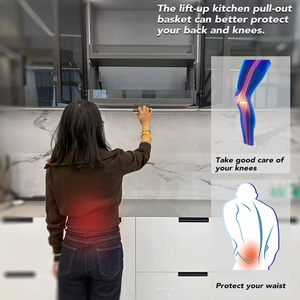 Cestelli Estraibili per Armadietti da <span class=keywords><strong>Cucina</strong></span> Vbosr, Sistema Modulare Idraulico <span class=keywords><strong>a</strong></span> Doppia Apertura - Product Image 2