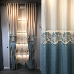 La migliore vendita <span class=keywords><strong>tende</strong></span> in tessuto per <span class=keywords><strong>soggiorno</strong></span> <span class=keywords><strong>tende</strong></span> per finestre di design jacquard su misura per la casa moderna di lusso in cina - Product Image 2