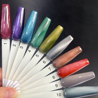 Vernis à ongles en gel UV effet œil de chat IPHF, crème solide en conserve, gel brillant effet œil de chat