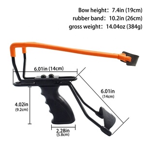 Nuevo Tirachinas <span class=keywords><strong>Naranja</strong></span> <span class=keywords><strong>para</strong></span> Adultos, Potente, <span class=keywords><strong>para</strong></span> Exteriores, <span class=keywords><strong>para</strong></span> Competición Real, Reforzado, Ensanchado, de Alta Precisión - Product Image 4