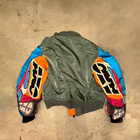 Blouson d'hiver pour homme en polyester/coton, toile sérigraphiée, camouflage, coupe-vent, antibactérien, respirant