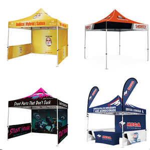 Tuoye Tùy Chỉnh Lớn Ngoài Trời Thương Hiệu 40Mm 50Mm Thương Mại Thương Mại Hiển Hiện Gấp Lớn Lều Cửa sổ bật lên Gazebo 10X10X15 10X20 Tán Lều - Product Image 4