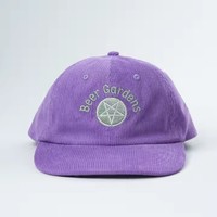 Gorra Snapback de 6 Paneles, Perfil Bajo, Premium, con Bordado Personalizado, de Pana, Sin Estructura, de Alta Calidad, con Visera Plana, Ajustable, Venta al Por Mayor
