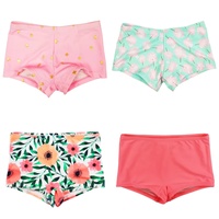 Bas de maillot de bain pour petite fille, personnalisé OEM, mignon, doux, extensible, parfait pour la plage et la piscine, short de bain pour petites princesses, UPF50+