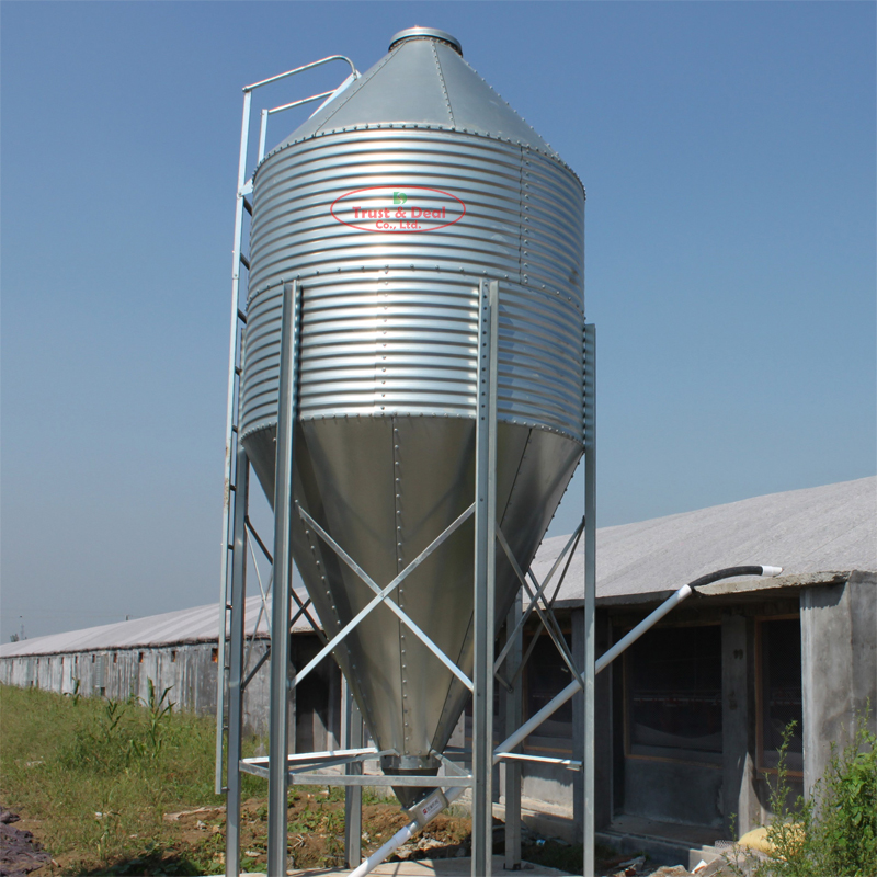 Automatic broiler / chicken / poultry pan feeding line