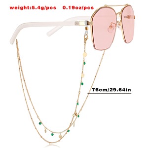 Cadena de Metal Colorida con Piedras Trituradas, Cadena para Sujetar Gafas, Collar de Moda para Mujer - Product Image 6