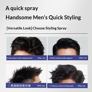Lodeshi Top Head <span class=keywords><strong>Spray</strong></span> Coiffant Volumisant pour Hommes, Fixation Forte Longue Durée, Sans Odeur, Spécial Salon - Product Image 4
