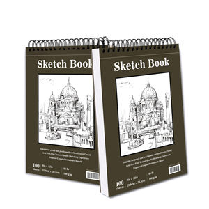 XinyiArt Supply 9 "X 12" Top Espiral Bound Sketch Book Pad Acid Free Art Sketchbook Dibujo artístico Papel de pintura para principiantes - Product Image 1