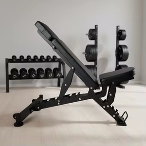 Banc de musculation pliable multifonctionnel à trois niveaux réglable universel pour haltères, presse pectorale, abdominaux et Pilates - Product Image 6