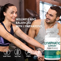 Capsules lymphatiques naturelles et biologiques JBY, extrait d'échinacée purpurea, 60 capsules/flacon, végétaliennes, sans gluten, pour soutenir le système immunitaire et l'énergie