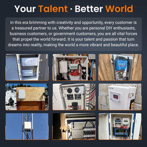 QILIPSU IP67 Caja de conexiones eléctricas de plástico 11,4 "x 7,5" x 5,5 "Caja impermeable para exteriores Proyecto resistente a la intemperie Nema Abs Box - Product Image 2