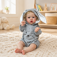 Poupée Reborn réaliste de 20 pouces en vinyle souple, jouet pour enfants, cadeau, vente en gros, personnalisable