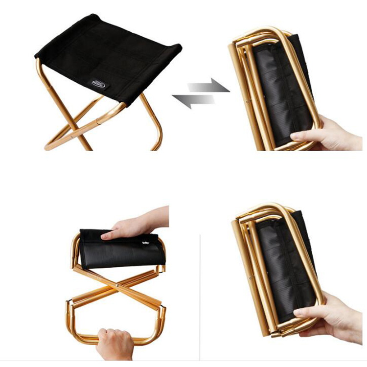 Рекламный складной мини-стул для улицы с индивидуальным принтом