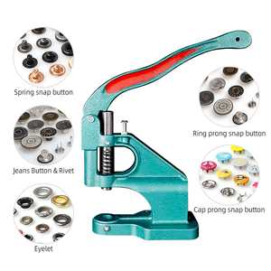 Bester Preis Manuelle Kleine Stanzmaschine Vorhangring Ösen-Druckknopf-Niet-Handpress-Ösenmaschine - Product Image 2