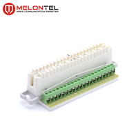 Bloc de jonction téléphonique MT-2006, 10 paires, bande LSA, vis LSA, module PCB Krone, bande Krone