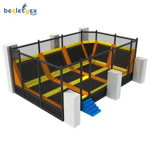 A buon mercato commerciale rimbalzo bambini Mini trampolino parco giochi attrezzature completi allenamenti facile montaggio divertimento al coperto