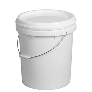 Factory Wholesale Plastic Barrel Food Grade Pails with Handle Plastic Bucket