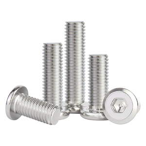 Viti a Testa Piatta Smussata con Esagono Incassato in Acciaio Inox 304 M2 M2.5 M3 M4 M5 M6 M8 M10 M12 Bulloni per Mobili con Testa Rotonda Grande - Product Image 3
