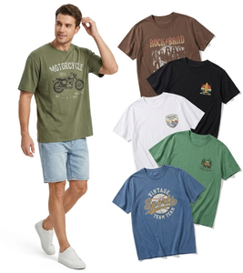 Camiseta Premium Unisex de Verano, de Algodón Puro, Talla Única, con Gráfico Vintage en la Parte Delantera, Liquidación de Exceso de Inventario, Limpia, CN/GUA - Product Image 2