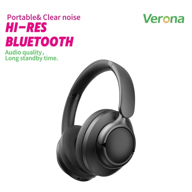 Verona Headphones 6.0 BT Wireless Stereo HIFI Active Noise Cancellation (ANC) IPX5 Waterproof 20 Hours Battery Life Bass Boost