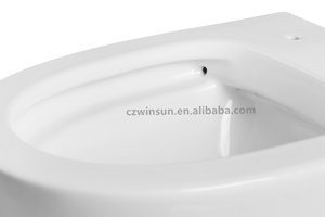 <span class=keywords><strong>WC</strong></span> en céramique sans rebord avec réservoir encastré, économie d'espace, <span class=keywords><strong>chasse</strong></span> d'eau siphonique haute efficacité pour projets résidentiels et hôteliers de luxe - Product Image 6