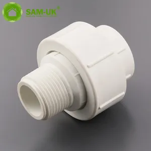 Factory wholesale can be customized plastic pvc fittings pipe union male female threaded adapter pipe and fitting