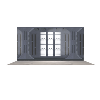Boîte à lumière LED portable en aluminium à éclairage latéral, option de suspension, installation facile, panneau publicitaire rectangulaire mince pour centres commerciaux et boutiques éphémères