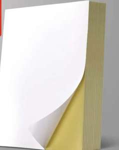 Thermal Waterproof Heat Sensitive <b>Sticker</b> Paper 80gsm <b>Yellow</b> Glassine Vinyl Self-Adhesive for Labels - Product Image 1