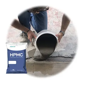 ความหนืดแบบกําหนดเองคุณภาพสูง HPMC (ไฮดรอกซีโพรพิลเมทิลเซลลูโลส) ผงสีขาว 25 กก. การบรรจุโยงยาแนวกระเบื้องกันน้ํา