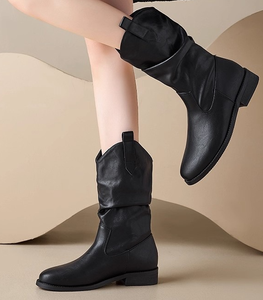 <strong>Women</strong> Round Toe Ladies <strong>s</strong> Casual Walking <strong>Low</strong> <strong>Heeled</strong> <strong>Ankle</strong> <strong>Boots</strong> - Product Image 3