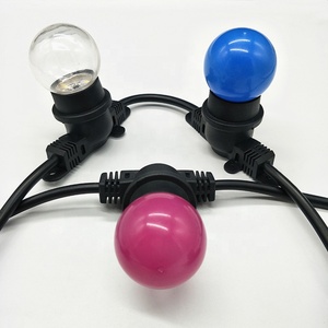 E27 lámpara impermeable titular con alambre para festoon luz/caucho <span class=keywords><strong>e26</strong></span> resistente al agua lámpara/negro de cadena al aire libre luz e27 <span class=keywords><strong>e26</strong></span> - Product Image 5