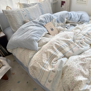 Set di Biancheria da Letto per Dormitorio a 4 Pezzi Ultra-Morbido di Grado Baby con Motivi Anime Cartoon, Universale per Tutte le Stagioni - Product Image 4