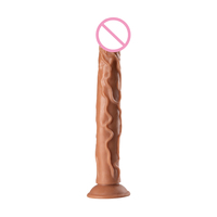 Consolador de PVC monstruo realista al por mayor de fábrica OEM/ODM para mujer, consoladores Anales de 14 pulgadas y 35cm, Juguetes sexuales para adultos, consolador superlargo de succión