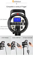 Godox SK400II Lumière Stroboscopique LED Professionnelle 400W en Aluminium pour Studio, Fabriquée en Chine, Sans Fonctionnalités Spéciales pour l'Éclairage de Photographie de Mariage